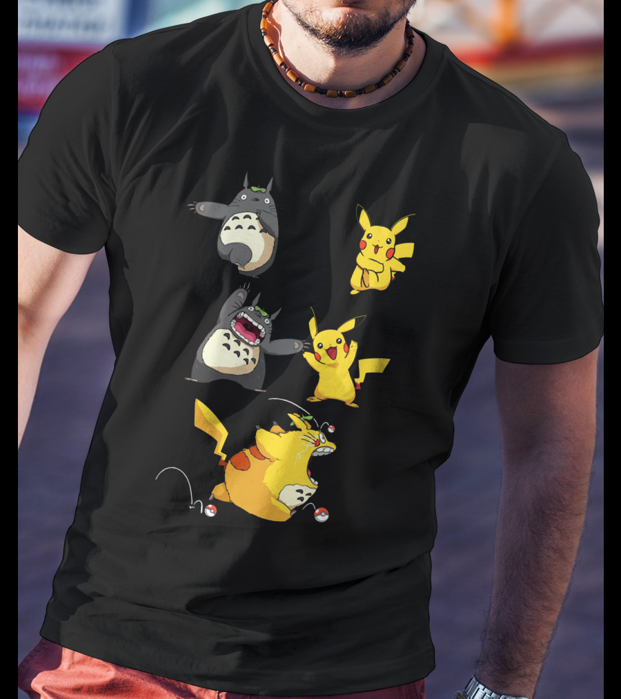 Pikachu Totoro Mashup T-Shirt