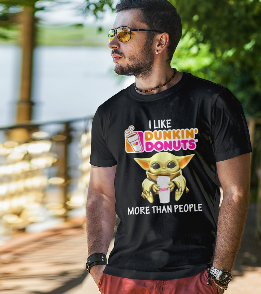 I Like Dunkin' Donuts More Than People T-Shirt