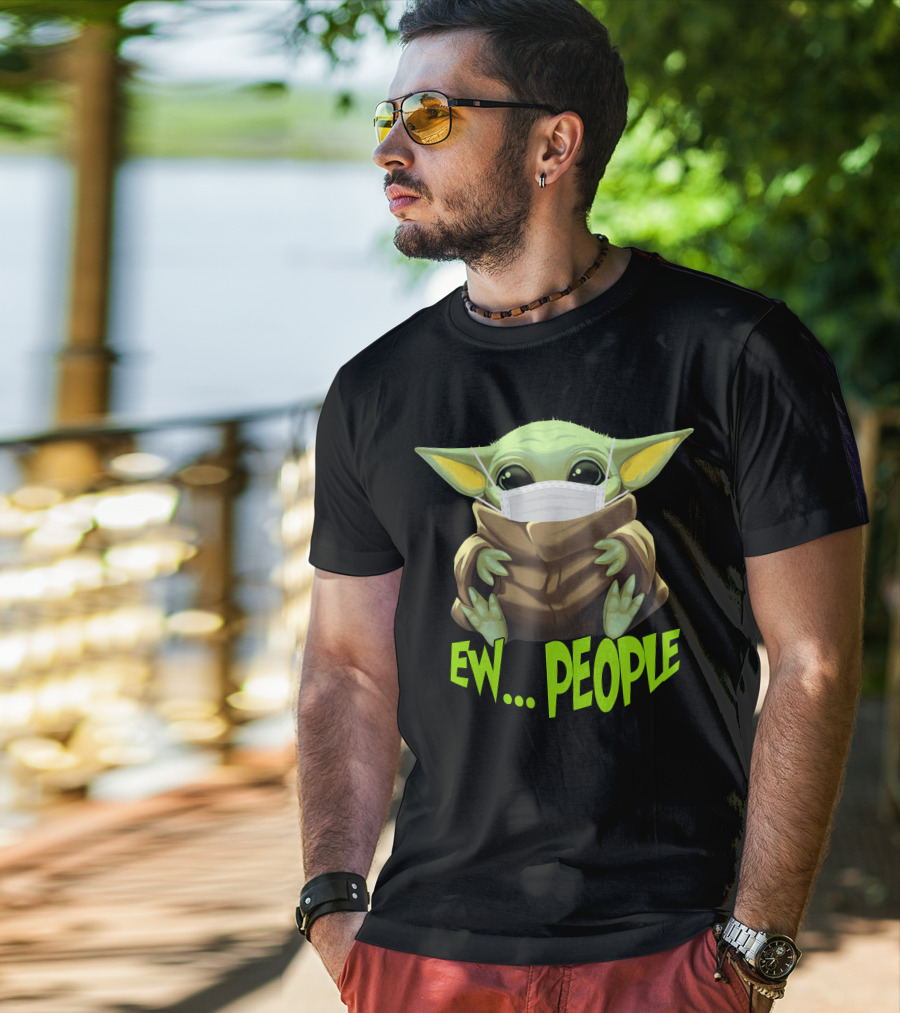 Ew People 36 Baby Alien Mask T-Shirt