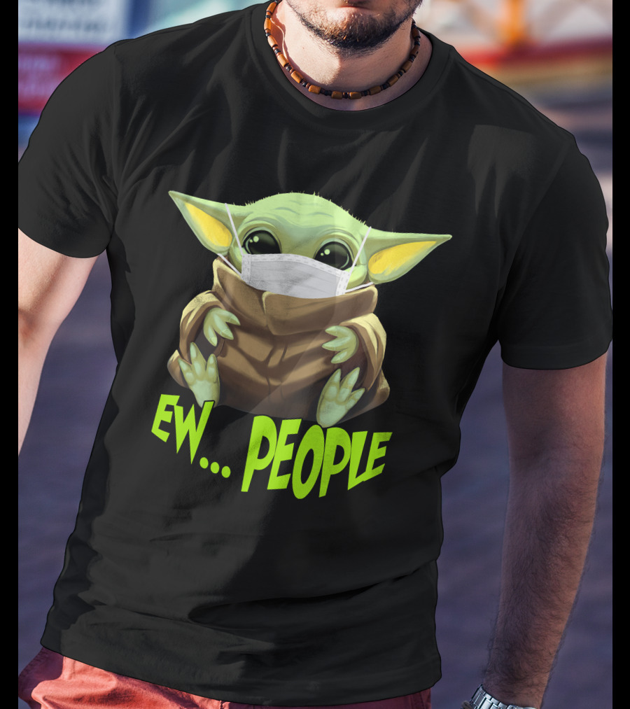 Ew People 36 Baby Alien Mask T-Shirt