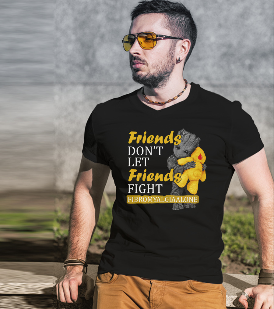 Friends Don't Let Friends Fight Fibromyalgia Alone T-Shirt