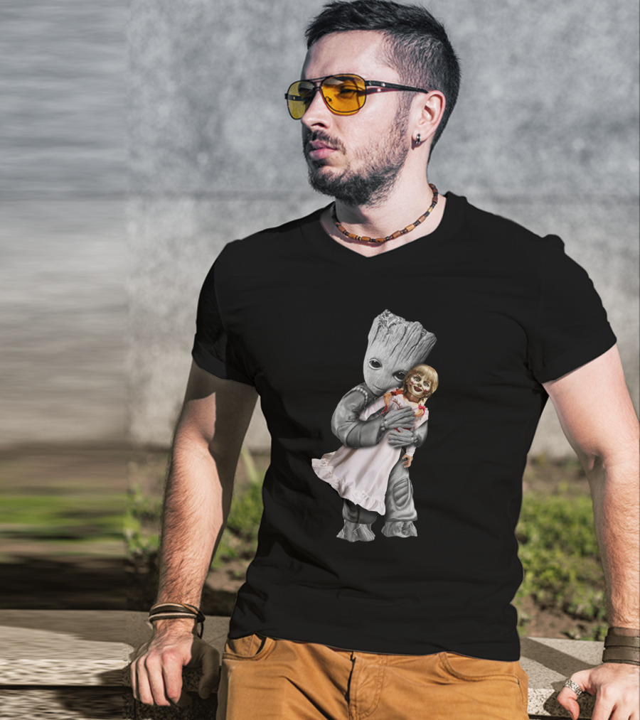 Groot Hugging Annabelle Doll T-Shirt