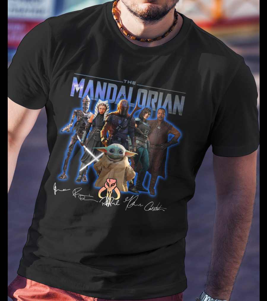 The Mandalorian Grogu Signatures T-Shirt