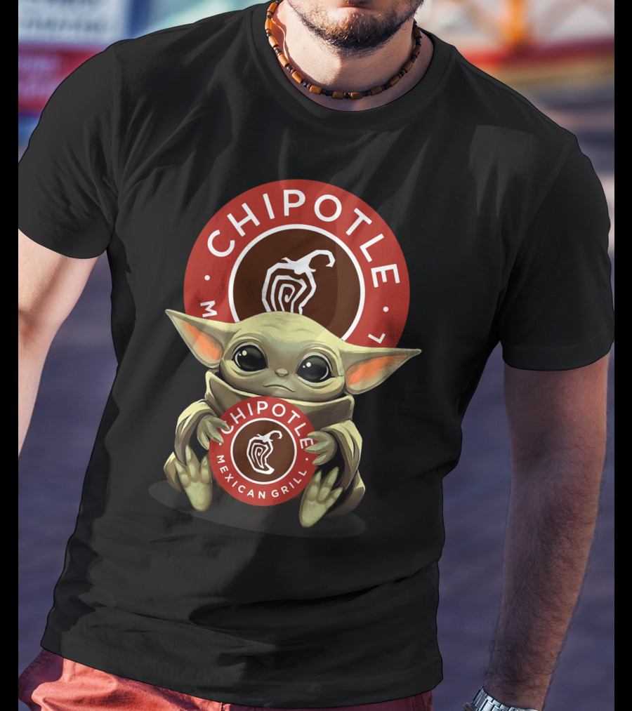 Chipotle Mexican Grill Baby Yoda T-Shirt