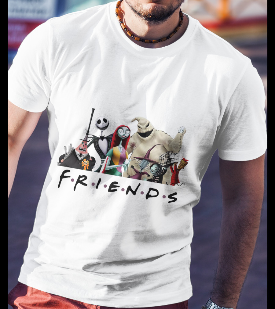 Friends Nightmare Before Christmas Characters ZN746 T-Shirt