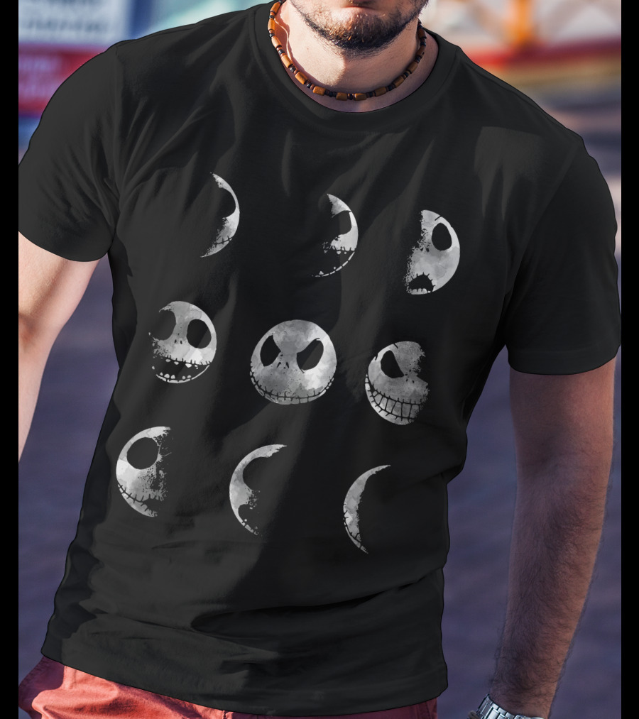Jack ZN849 Moon Faces Phases T-Shirt