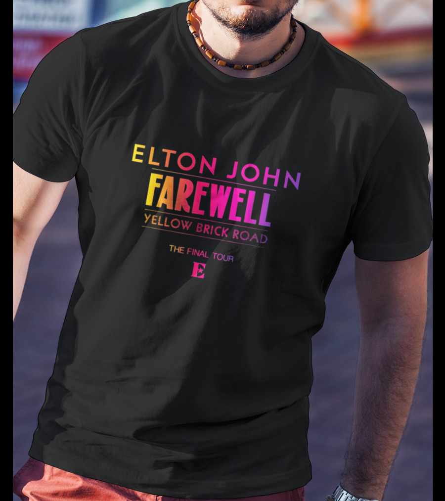 Elton John Farewell Yellow Brick Road Final Tour T-Shirt