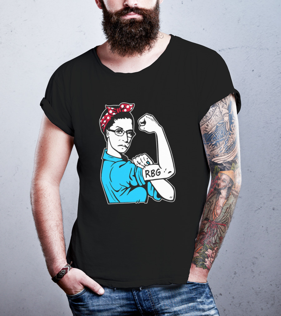 RBG Unbreakable Ruth Bader Ginsburg Feminist Icon Dissent Rosie The Riveter T-Shirt