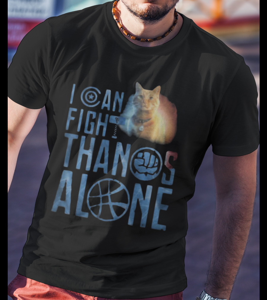 Cat Goose Empowered By Avengers To Defeat Thanos Independently T-Shirt