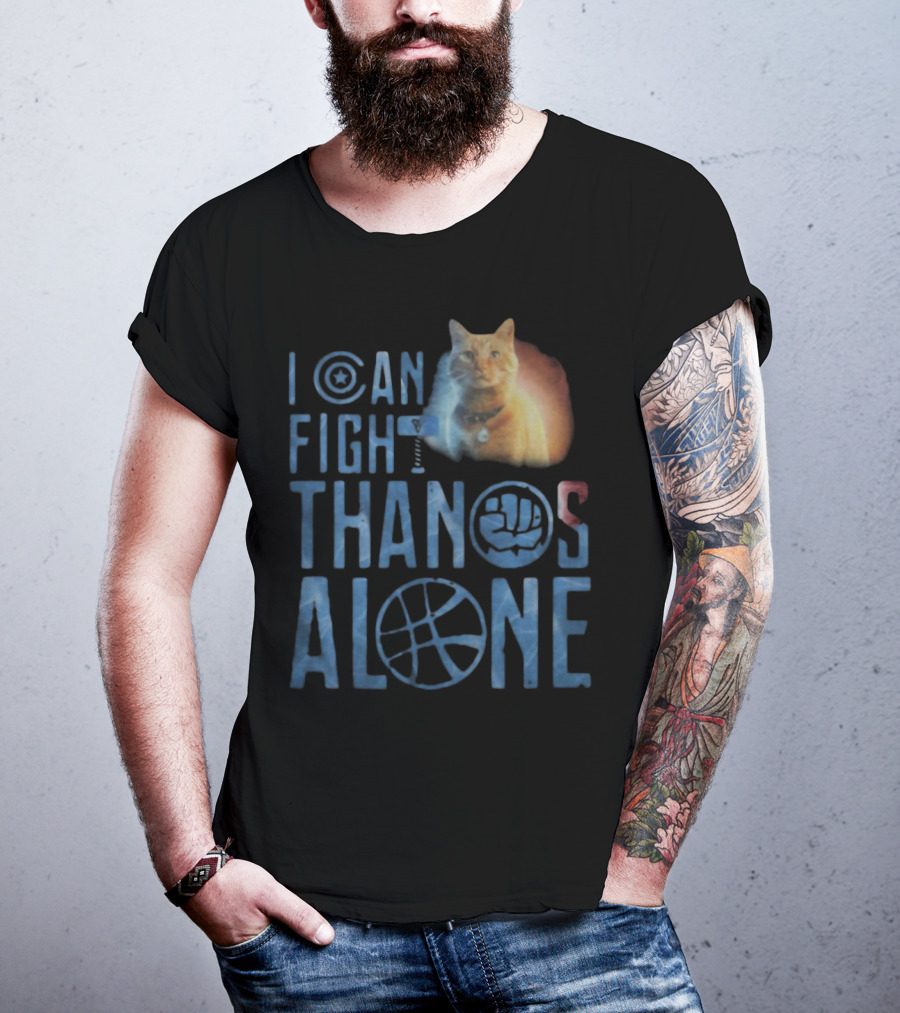Cat Goose Empowered By Avengers To Defeat Thanos Independently T-Shirt