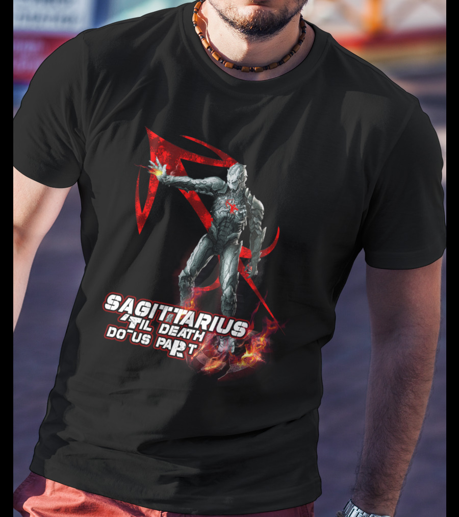Sagittarius 'Til Death Do Us Part Iron Man Marvel Fans T-Shirt