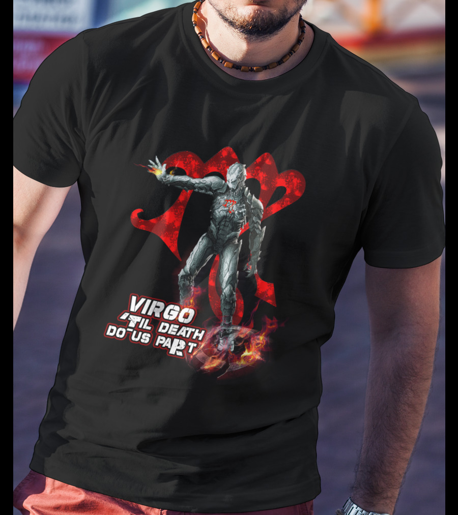 Virgo Til Death Do Us Part Marvel Iron Man Fans T-Shirt