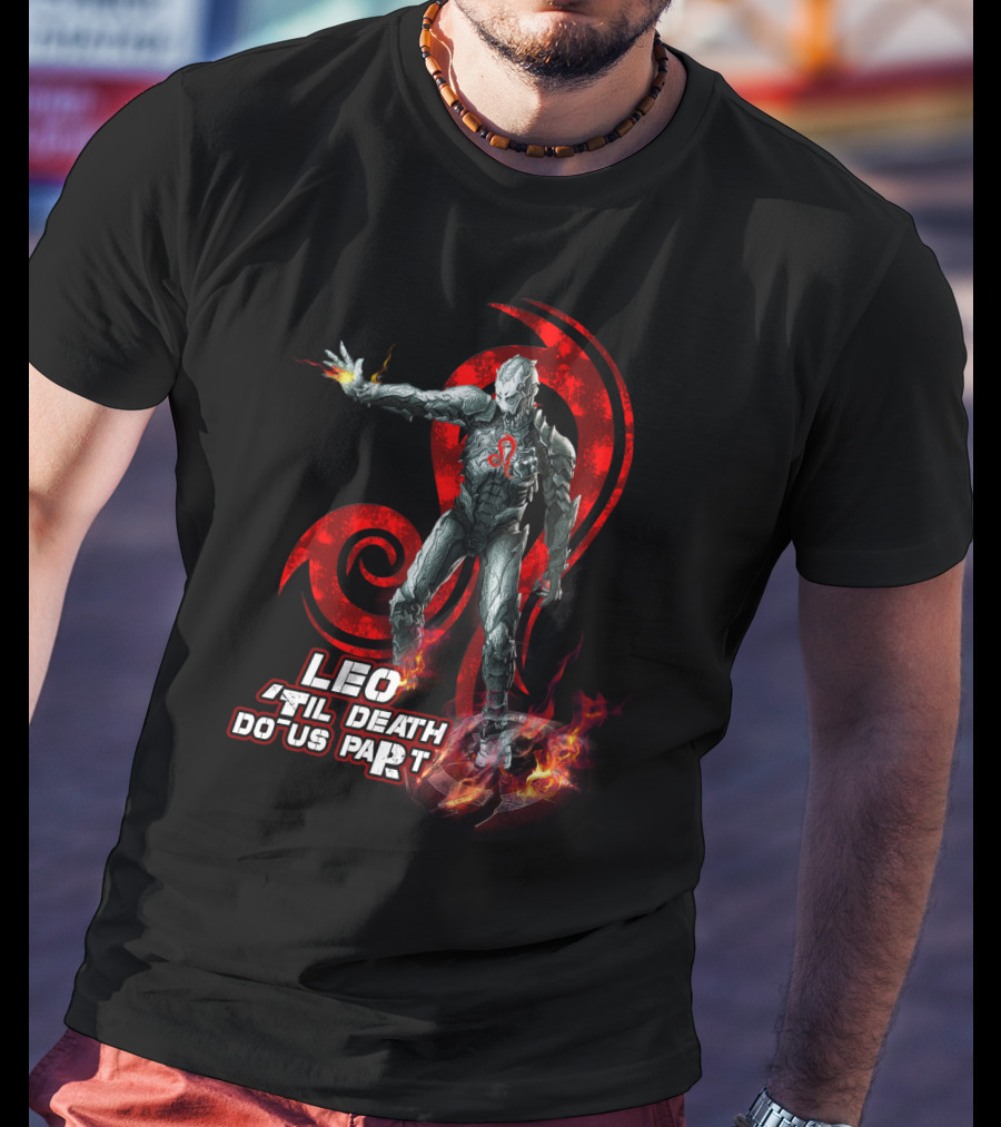 Leo 'Til Death Do Us Part Ironman Marvel Fans Heroic T-Shirt