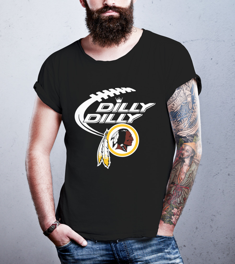 Dilly Dilly Washington Redskins Bud Light Football Tribute T-Shirt