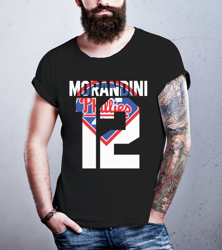 Morandini 12 Philadelphia Phillies 1993 Baseball Team Retro T-Shirt