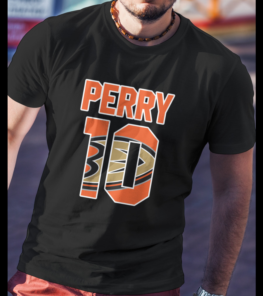 Perry 10 Anaheim Ducks NHL Hockey Jersey T-Shirt