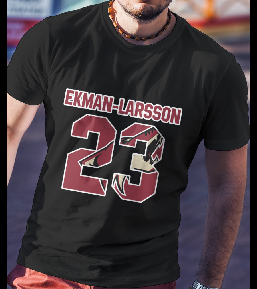 Arizona Coyotes Ekman Larsson 23 NHL Hockey T-Shirt