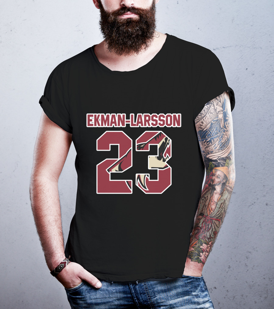 Arizona Coyotes Ekman Larsson 23 NHL Hockey T-Shirt