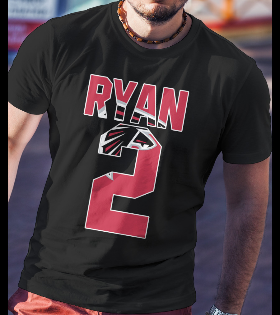 Atlanta Falcons Matt Ryan Number 2 Jersey Fan T-Shirt