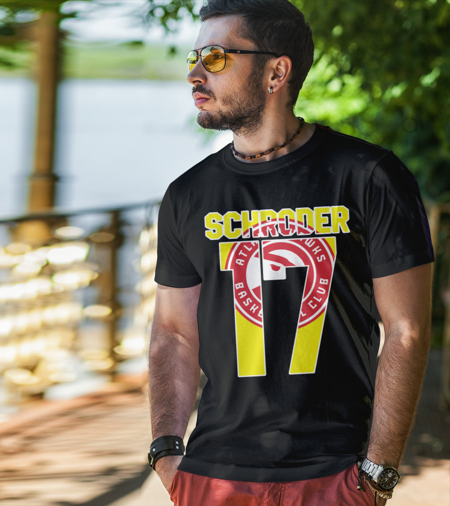Schroder 17 Atlanta Hawks Basketball Club T-Shirt