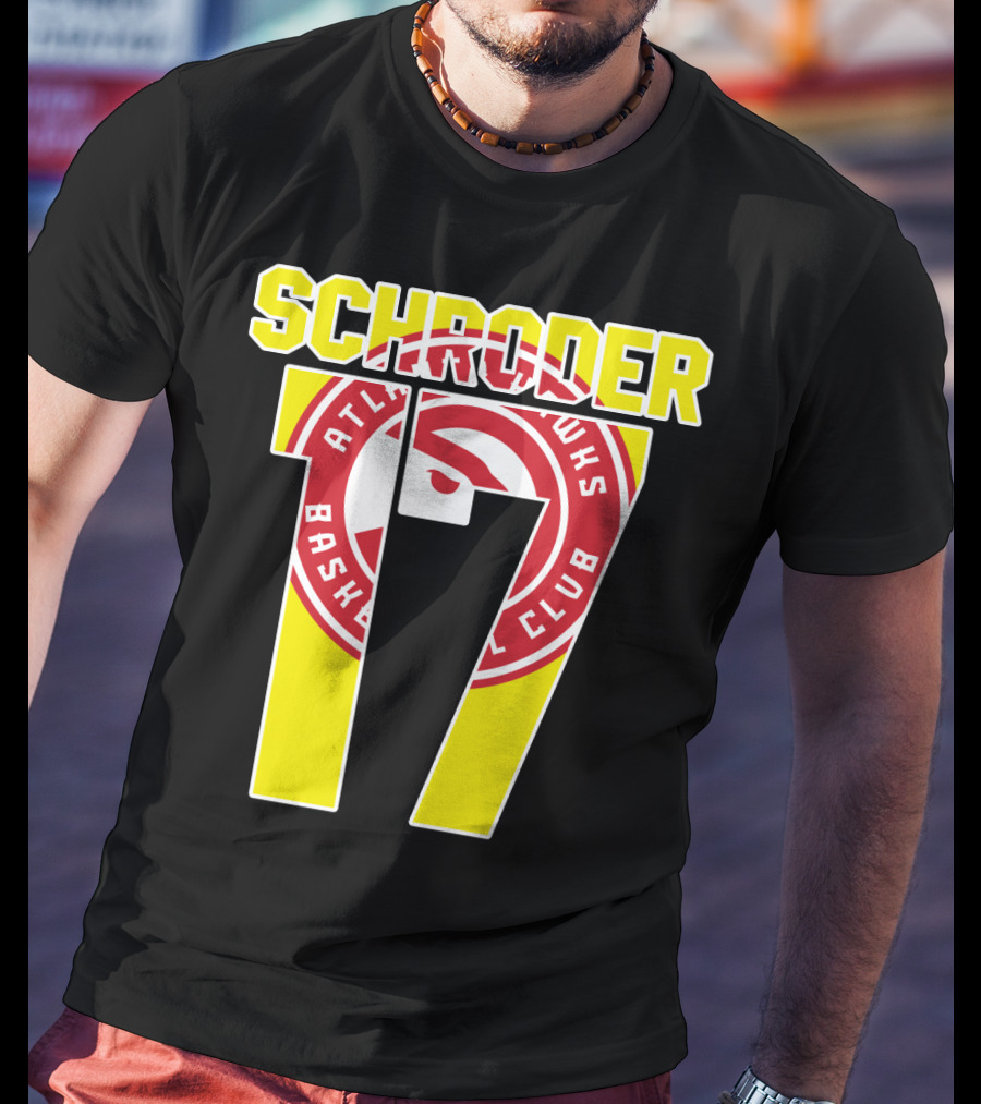 Schroder 17 Atlanta Hawks Basketball Club T-Shirt