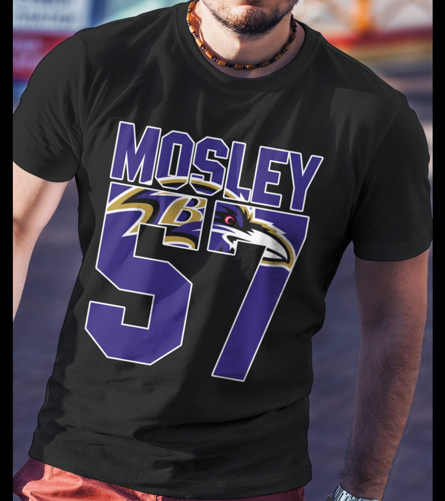 Mosley 57 Baltimore Ravens Player Jersey T-Shirt