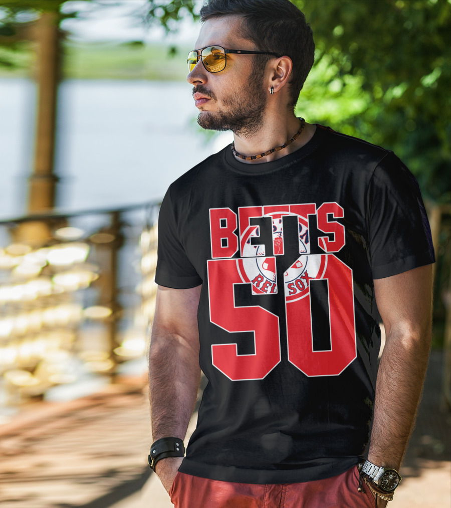 Betts 50 Boston Red Sox T-Shirt