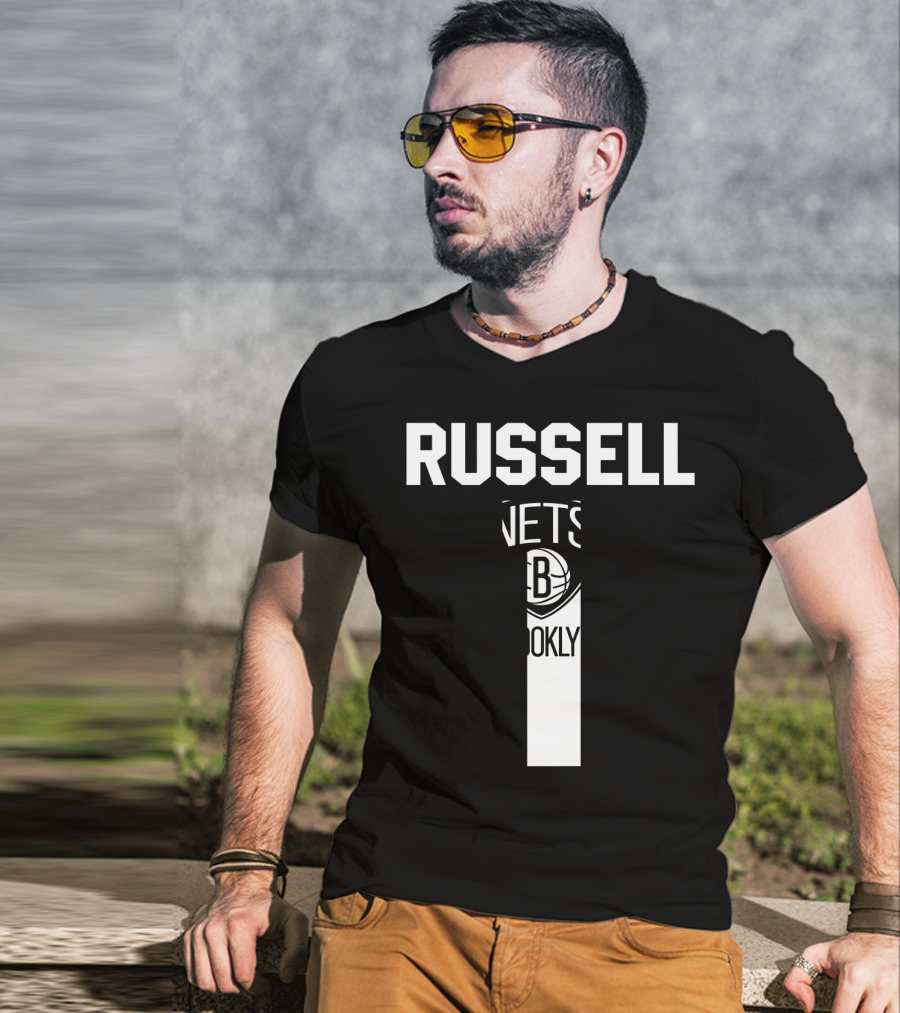 Russell Brooklyn Nets 1 T-Shirt