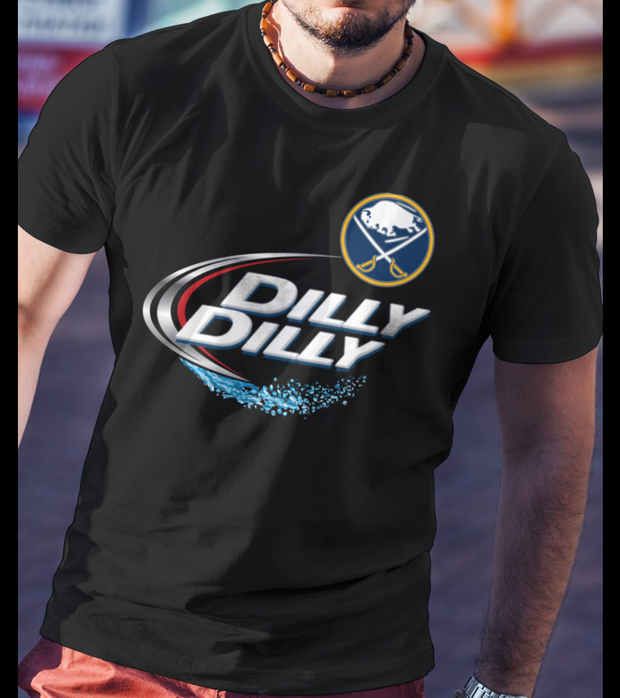 Buffalo Sabres Dilly Dilly Slogan With Iconic Hockey T-Shirt