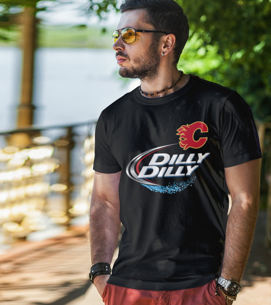 Calgary Flames Dilly Dilly Hockey Fans T-Shirt