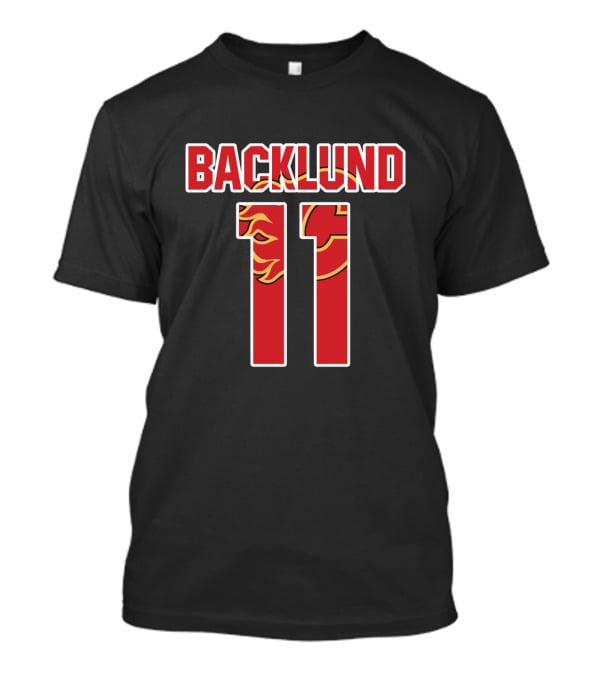 Backlund 11 Calgary Flames Mikael NHL Hockey T-Shirt