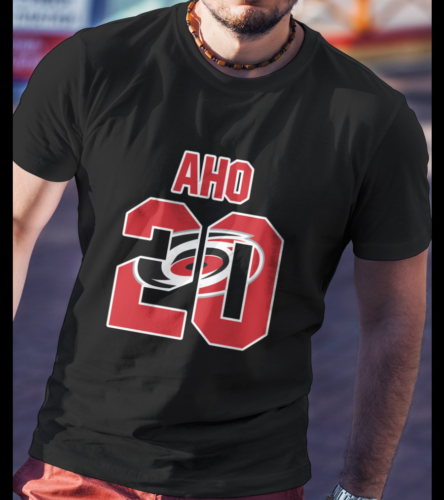 Aho 20 Carolina Hurricanes NHL Sebastian Aho T-Shirt