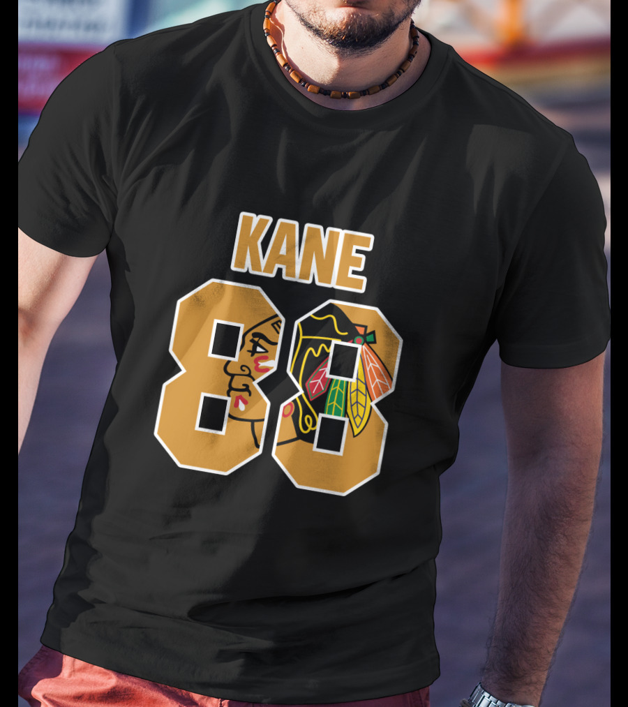 Patrick Kane 88 Chicago Blackhawks NHL Iconic Jersey T-Shirt