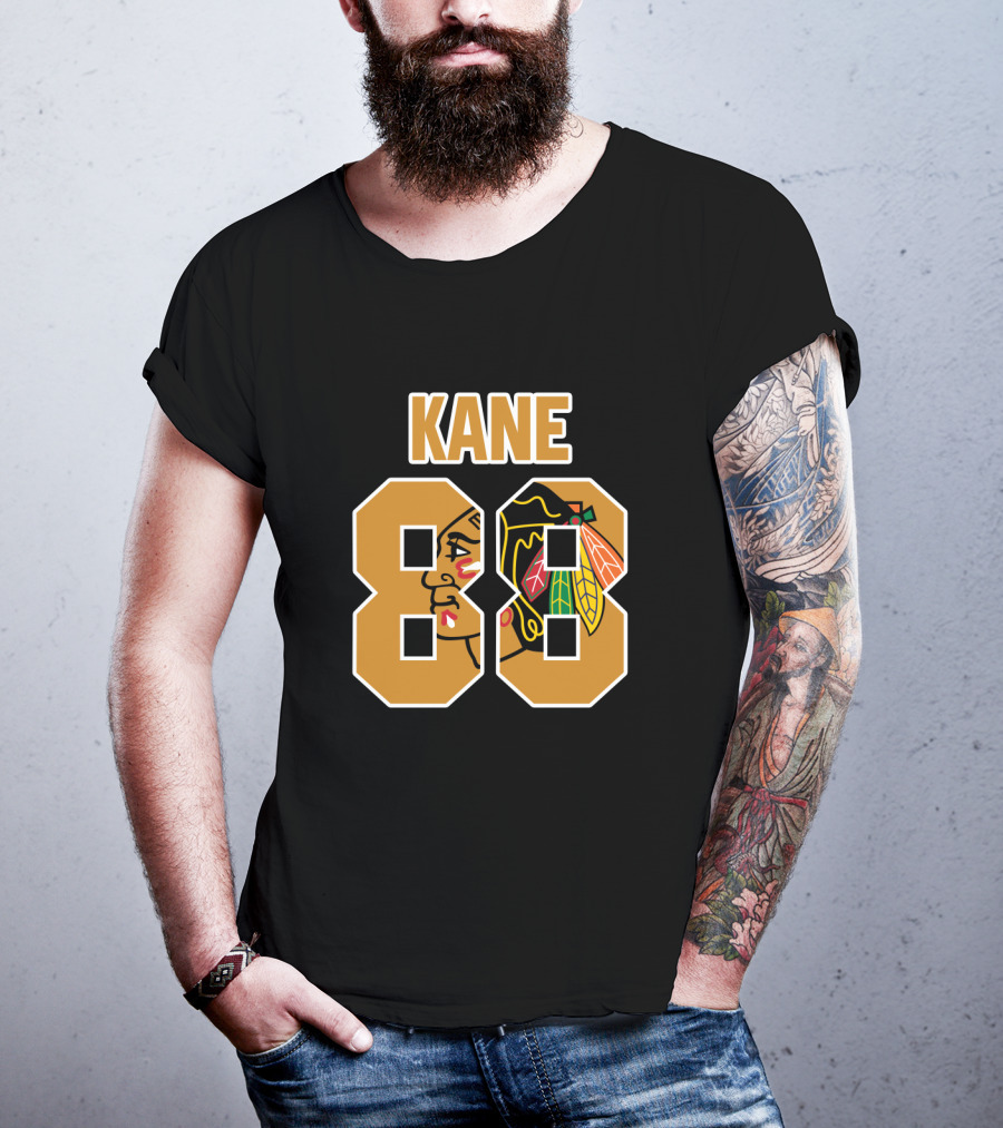 Patrick Kane 88 Chicago Blackhawks NHL Iconic Jersey T-Shirt