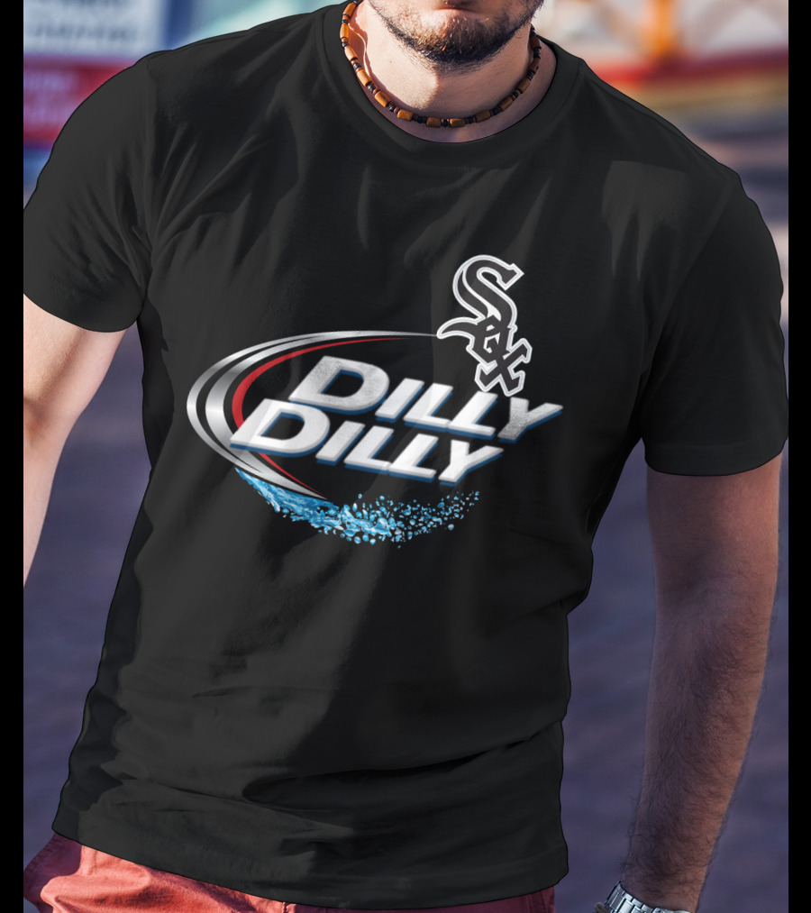 Chicago White Sox Dilly Dilly Logo Black T-Shirt