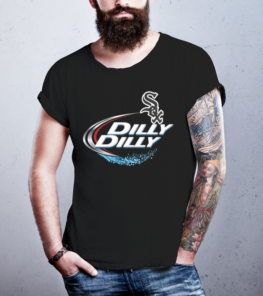 Chicago White Sox Dilly Dilly Logo Black T-Shirt