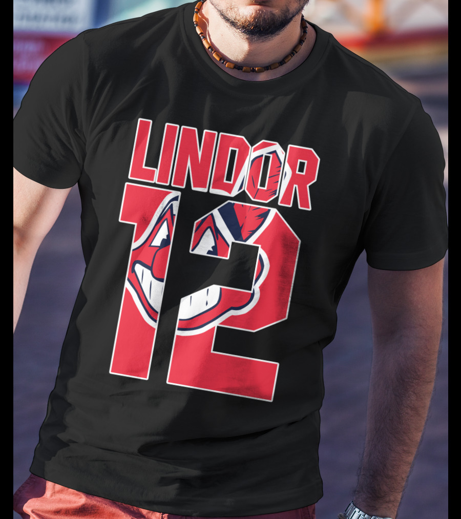Lindor 12 Cleveland Indians T-Shirt