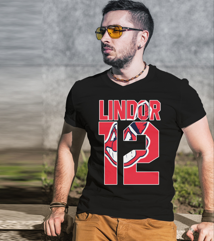 Lindor 12 Cleveland Indians T-Shirt