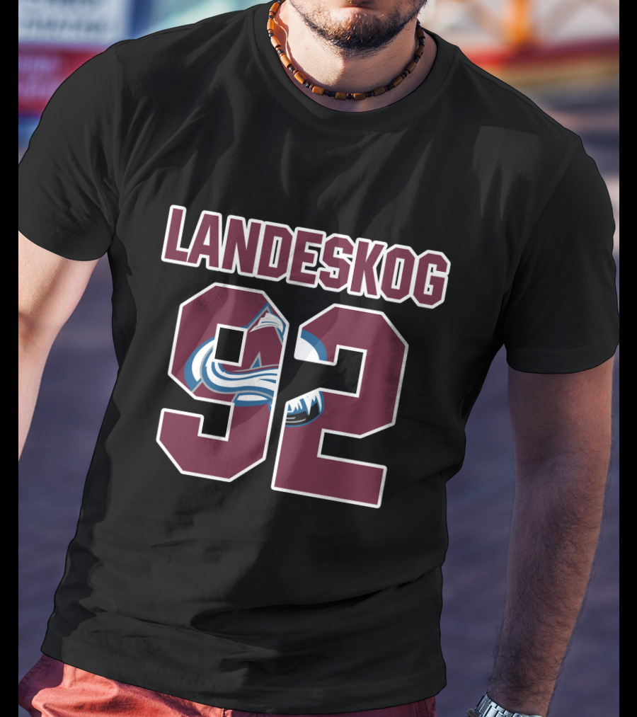 Landeskog 92 Colorado Avalanche NHL T-Shirt