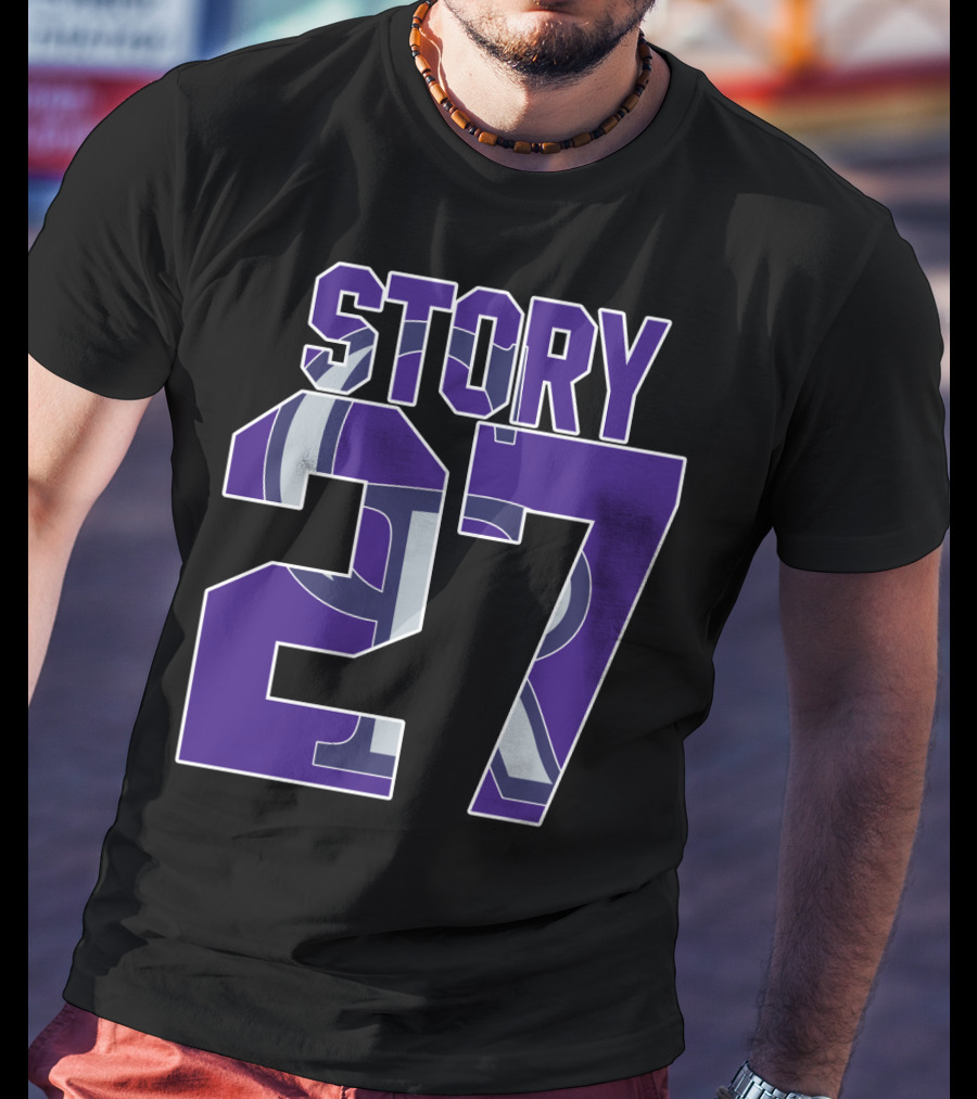 Colorado Rockies Story 27 Player Number T-Shirt