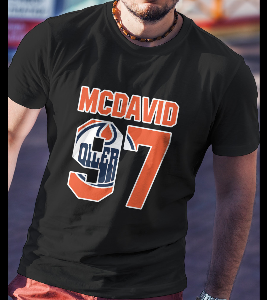 Connor McDavid 97 Edmonton Oilers NHL T-Shirt