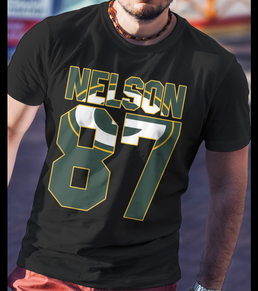 Green Bay Packers Jordy Nelson 87 Fan Gear T-Shirt