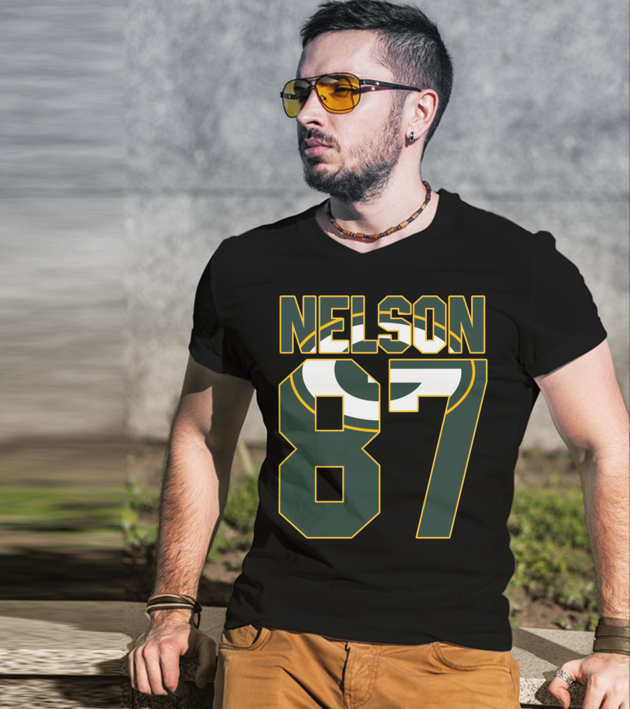 Green Bay Packers Jordy Nelson 87 Fan Gear T-Shirt