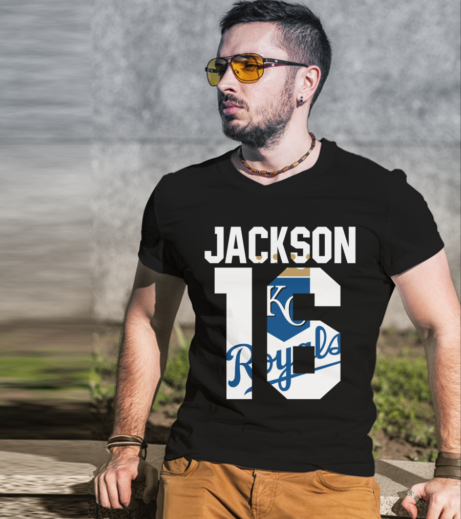 Kansas City Royals Jackson 16 KC T-Shirt