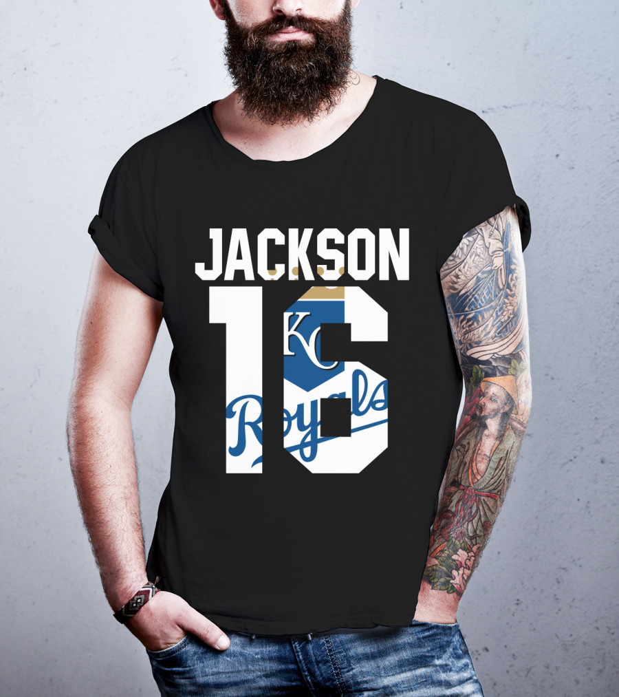 Kansas City Royals Jackson 16 KC T-Shirt