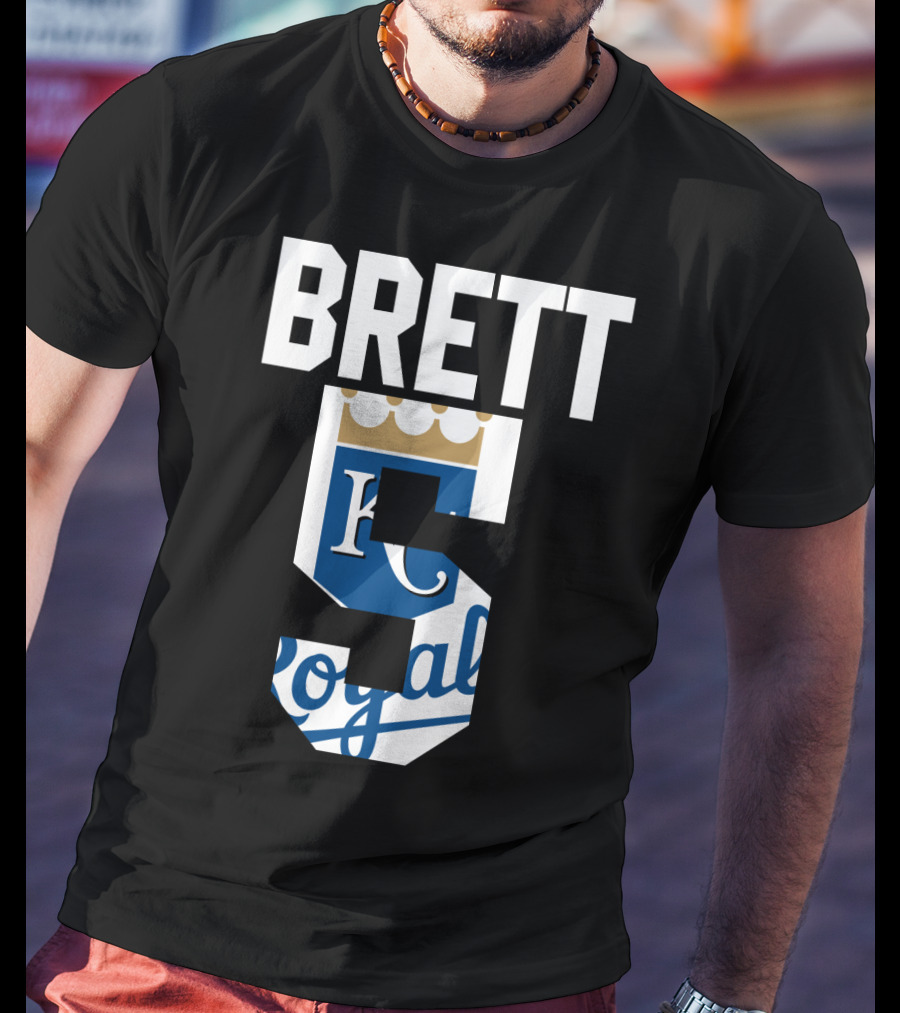 George Brett Kansas City Royals Number 5 KC Royals T-Shirt