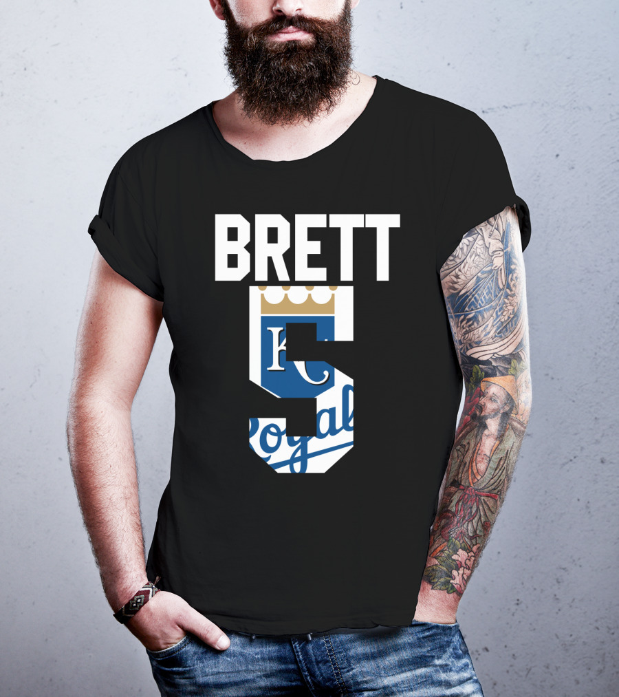 George Brett Kansas City Royals Number 5 KC Royals T-Shirt