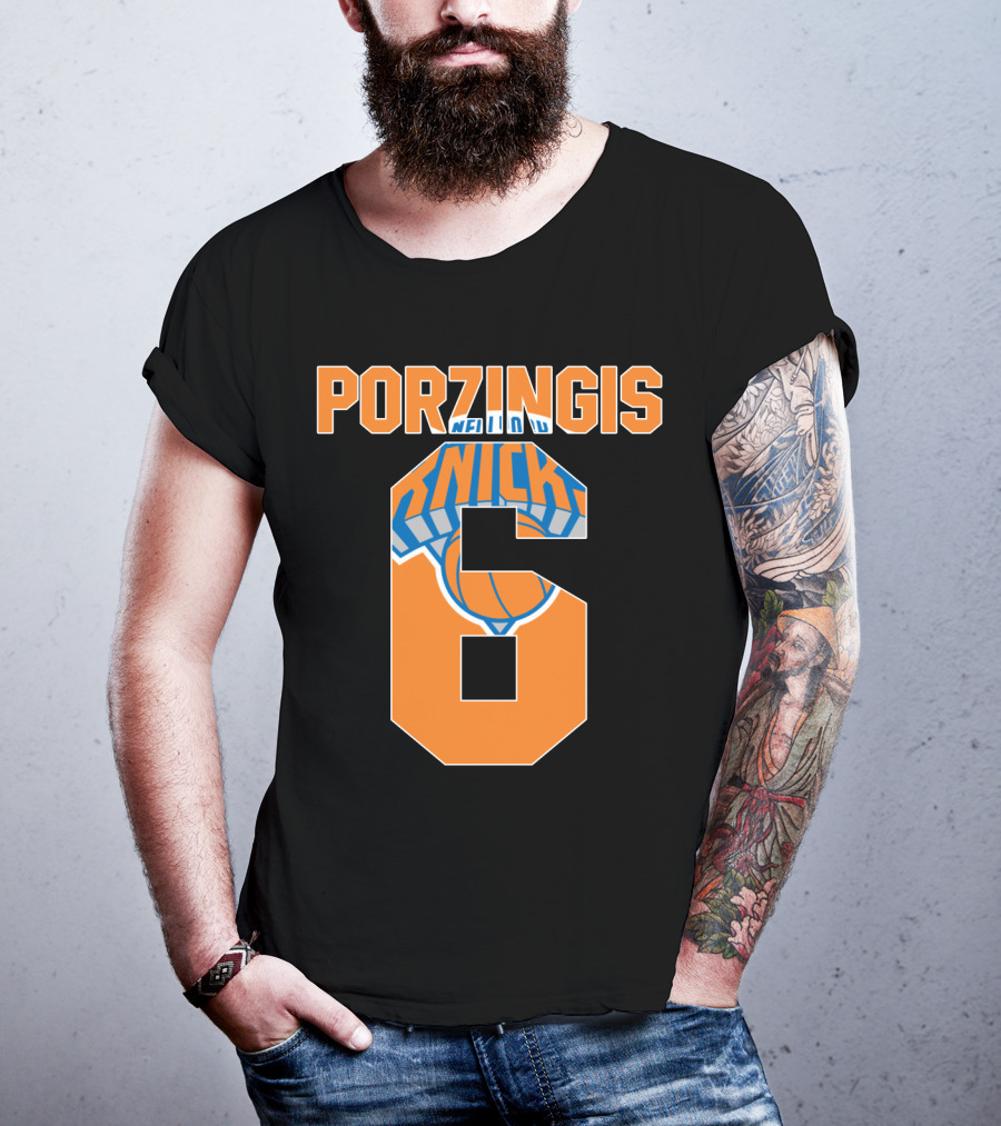 Porzingis New York Knicks Nba T-Shirt
