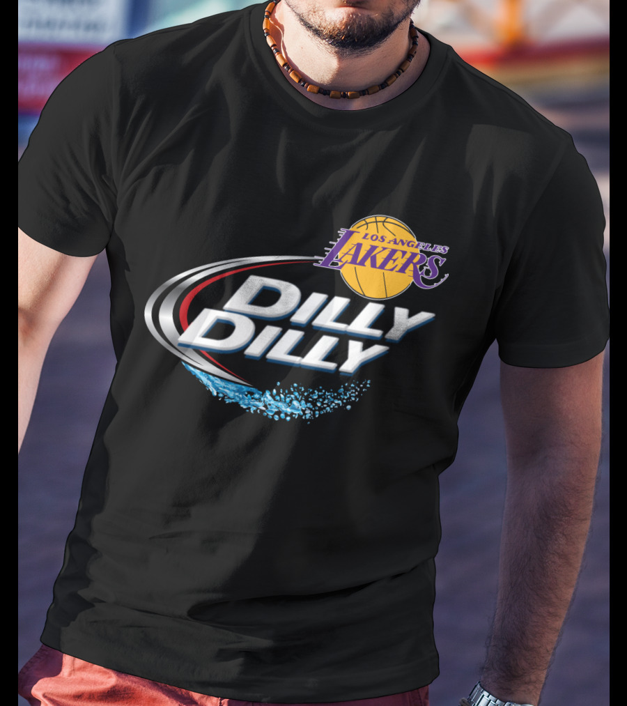 Los Angeles Lakers Dilly Dilly Fan Celebration Basketball T-Shirt