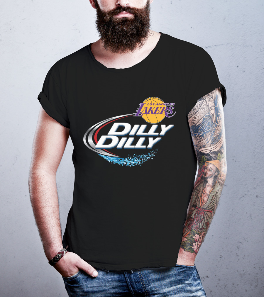 Los Angeles Lakers Dilly Dilly Fan Celebration Basketball T-Shirt